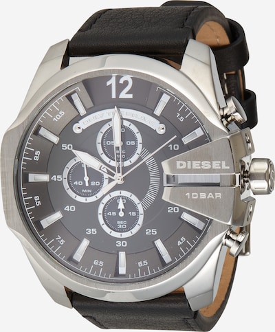 DIESEL Analoog horloge in de kleur Zwart / Zilver, Productweergave