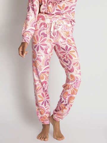 Pantalon de pyjama 'Stay Groovy' PJ Salvage en rose : devant