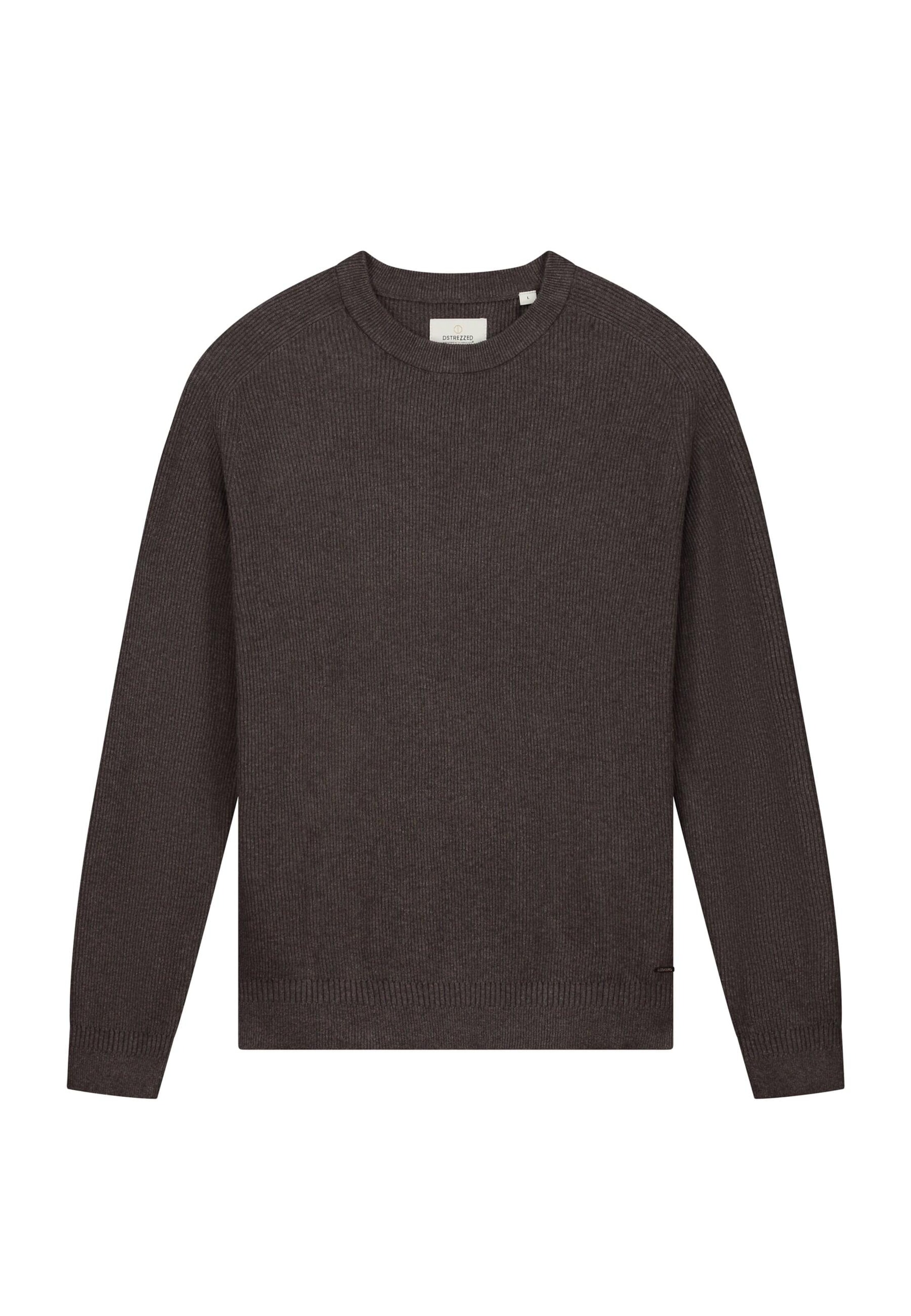 Dstrezzed Pullover 'Pedro' in Braun: Vorderseite