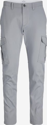 JACK & JONES Cargo Pants in Grey: front