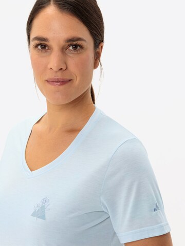 VAUDE Functioneel shirt 'Skomer III' in Blauw