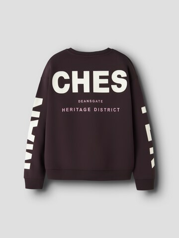 NAME IT Sweatshirt 'NKFNOKKI' in Brown