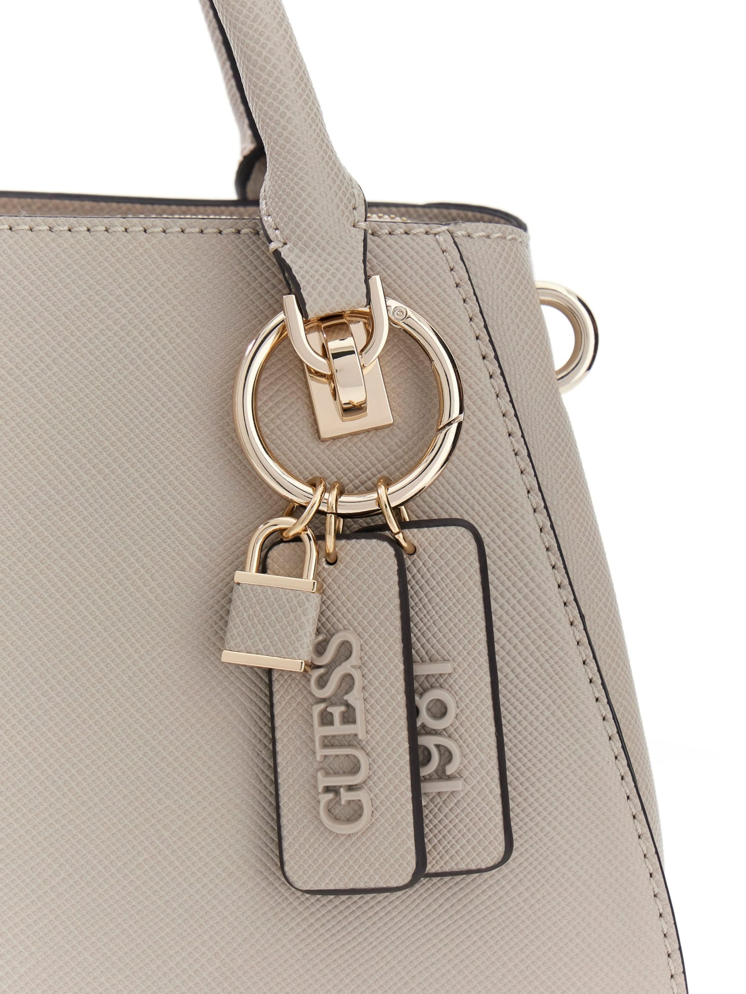 GUESS Дамска чанта 'NOELLE II' в сиво