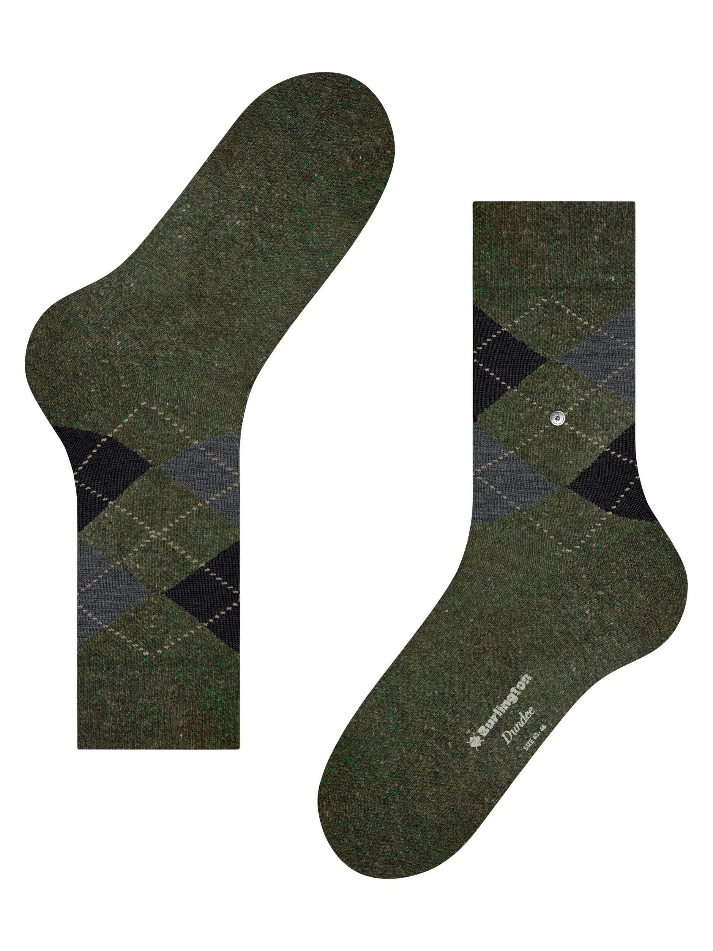 BURLINGTON Socks 'Dundee' in Green