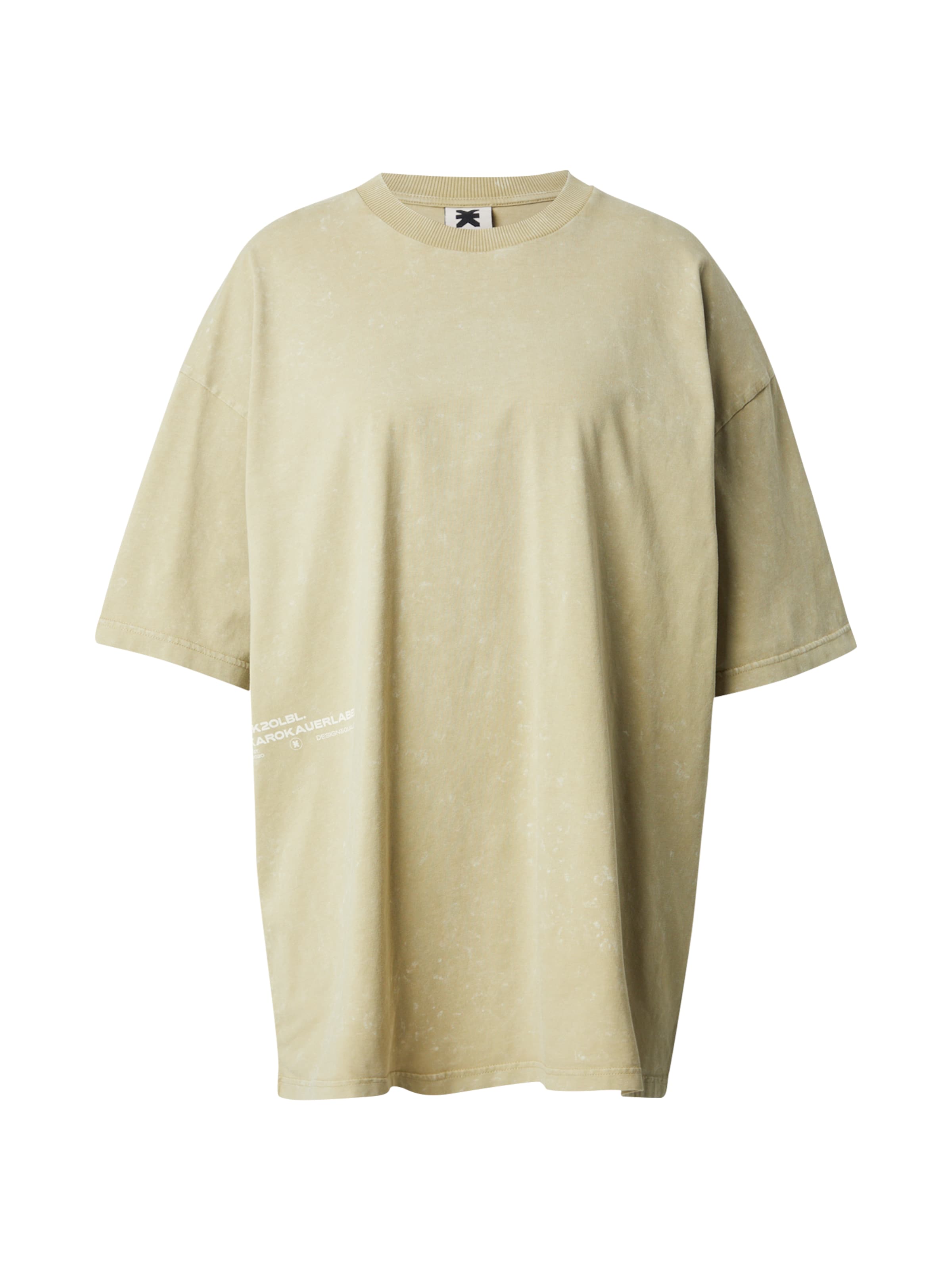 Karo Kauer Oversized bluse i grøn: forside