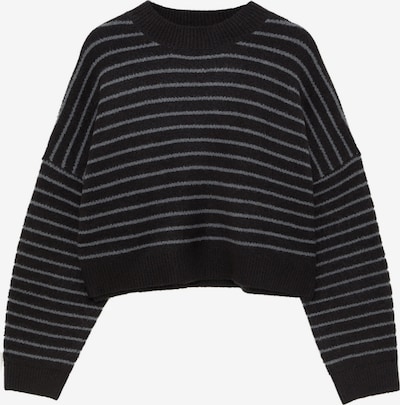 Pull&Bear Pullover in grau / schwarz, Produktansicht