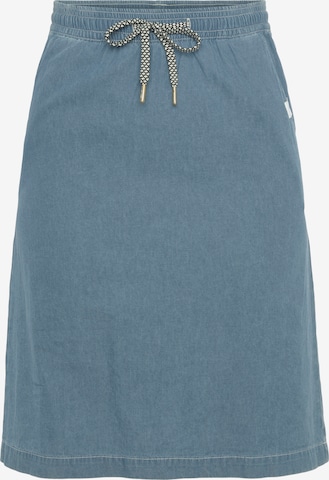 DELMAO Skirt in Blue: front