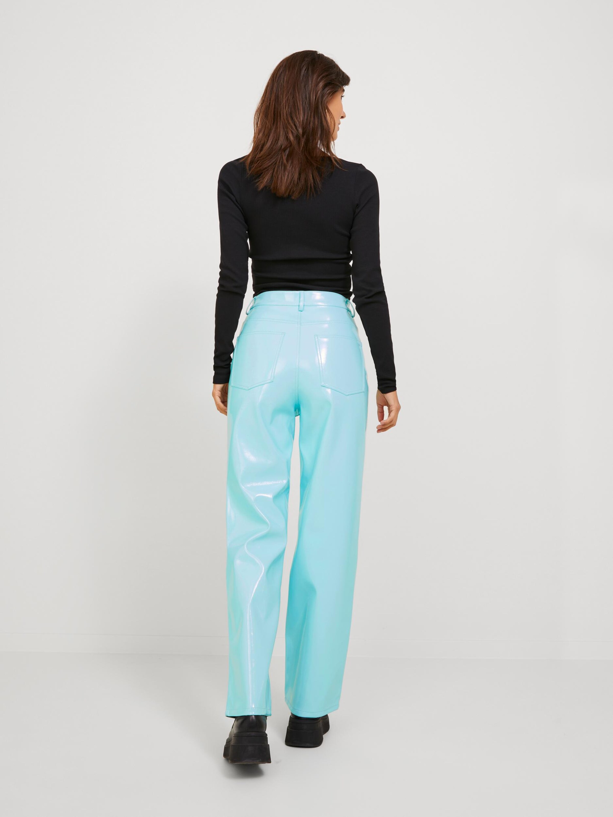 JJXX Regular Pants 'KENYA' in Turquoise | ABOUT YOU