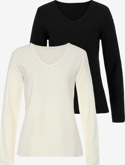 LASCANA Paita värissä musta / valkoinen, Tuotenäkymä