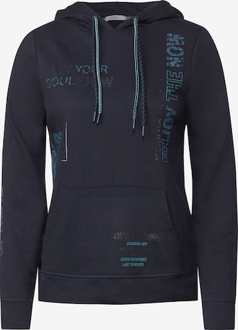 CECIL Sweatshirt in Blue: front