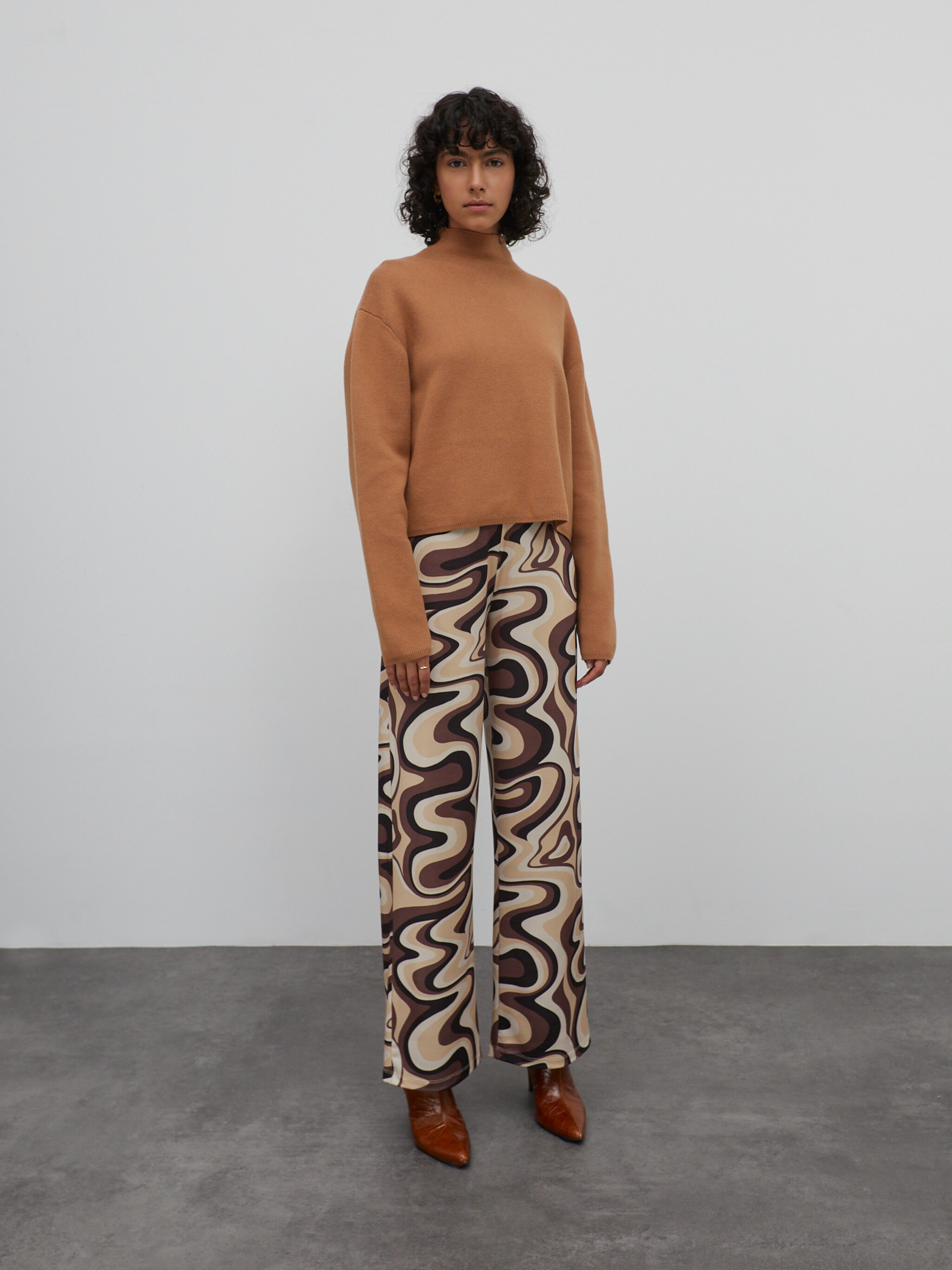 EDITED Produits Pull-over 'Alexandra' marron