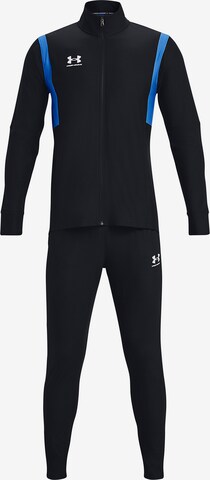 UNDER ARMOUR Trainingspak 'Challenger' in Zwart: voorkant