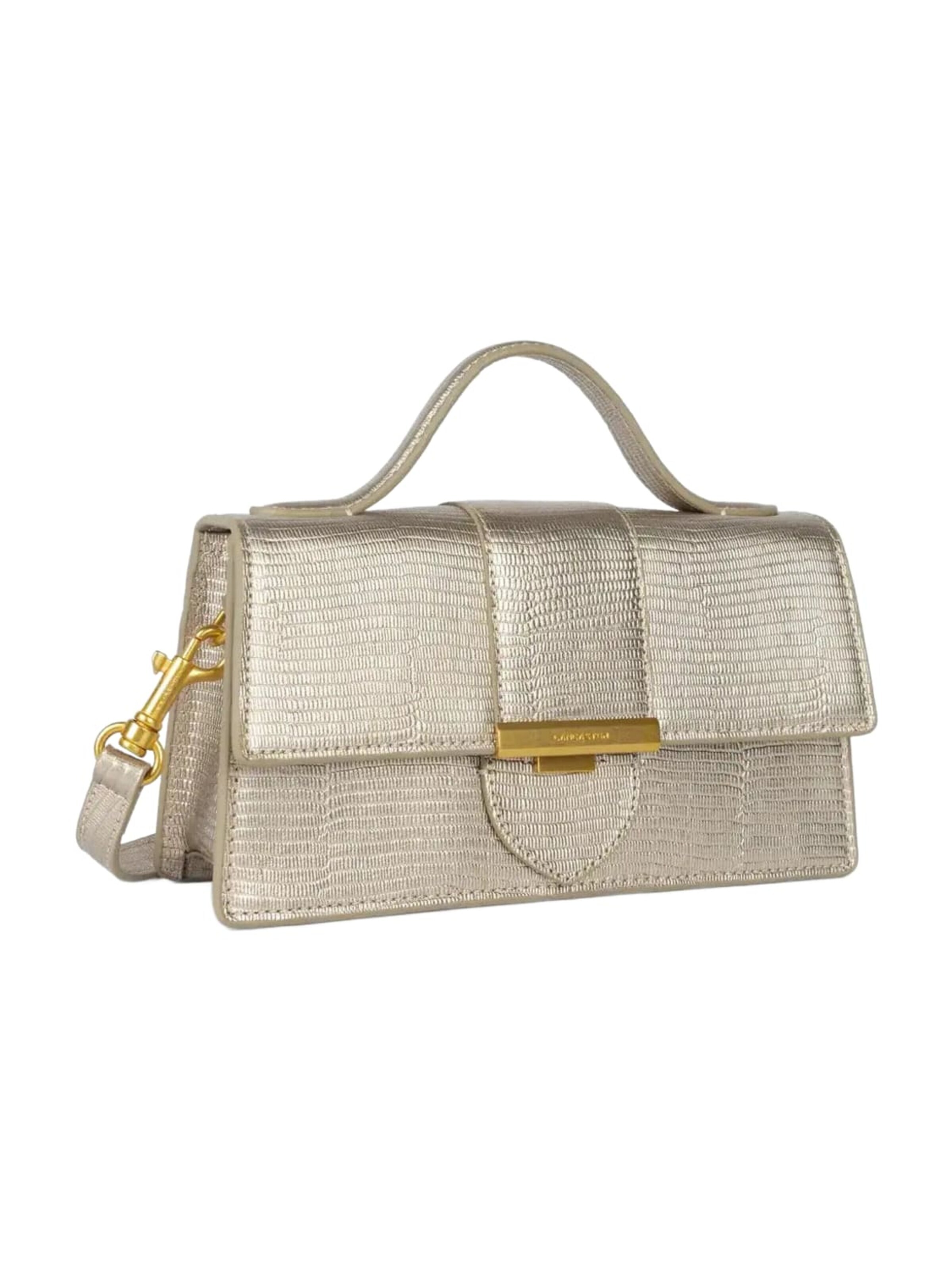 Sacs à main 'Croco' LANCASTER Paris en beige