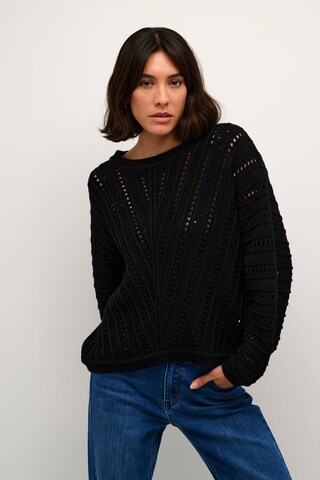 Kaffe Pullover 'Jolie ' in Schwarz: Vorderseite