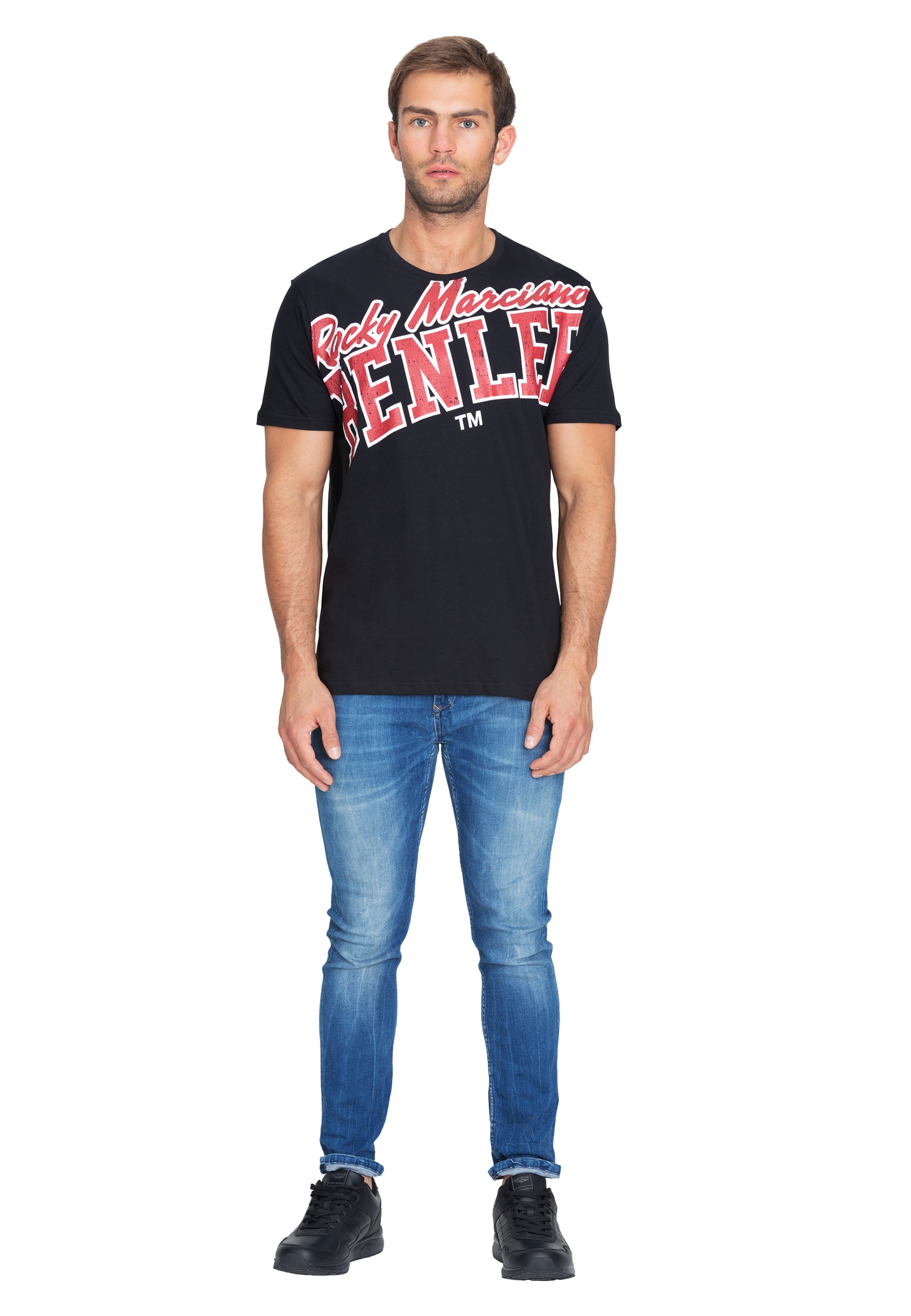 Benlee Λειτουργικό μπλουζάκι 'Grosso' σε μαύρο