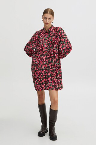 Robe-chemise 'Liv' ICHI en mélange de couleurs