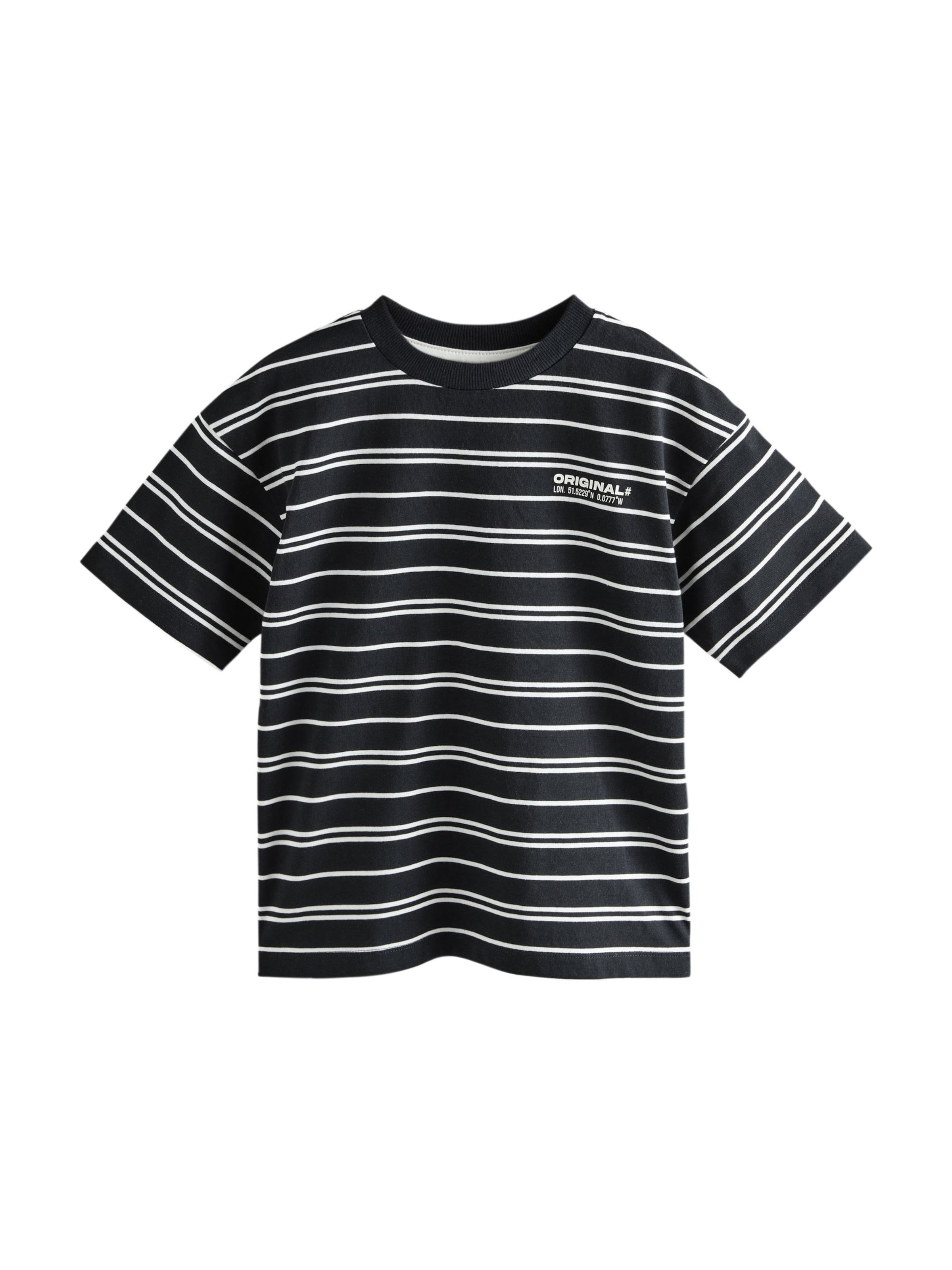 Next - Camiseta en negro: frente