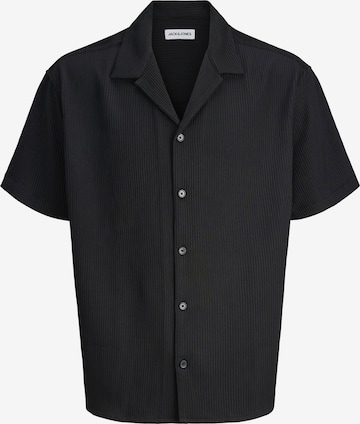 JACK & JONES - Ajuste confortable Camisa 'JJEHarrison' en negro: frente