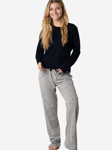 Happy Shorts Pyjama 'Christmas Giftbox' in Blauw