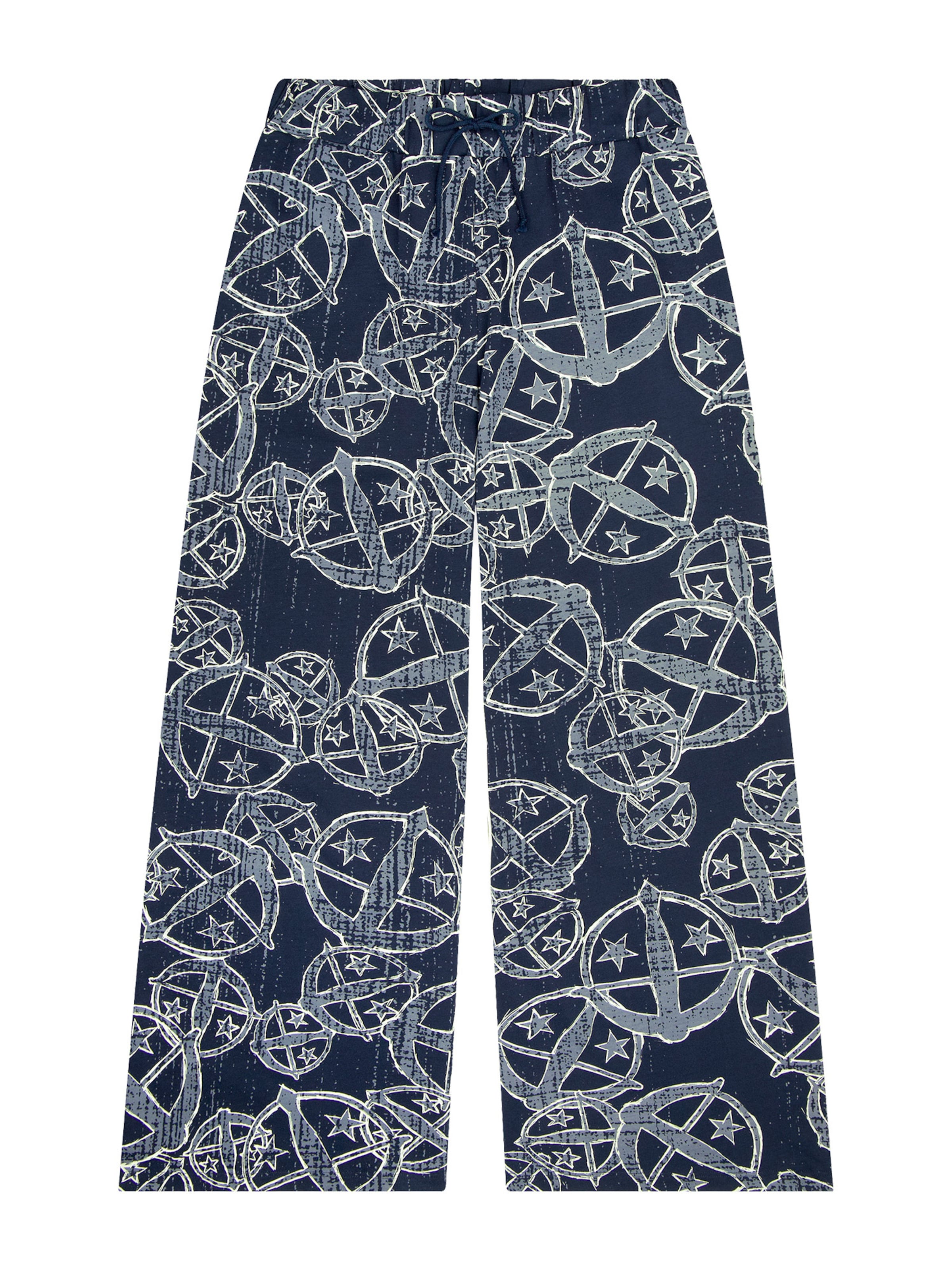Pantalon de pyjama ' SCHIESSER 150 YEARS ' SCHIESSER en bleu : devant