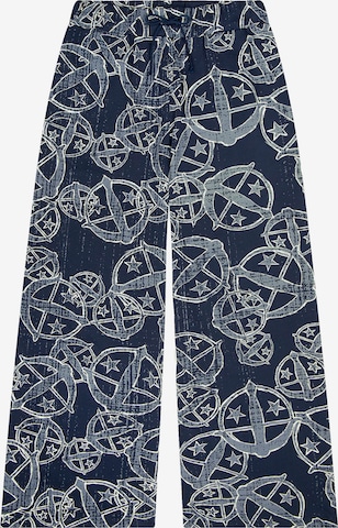 SCHIESSER Pajama Pants ' SCHIESSER 150 YEARS ' in Blue: front