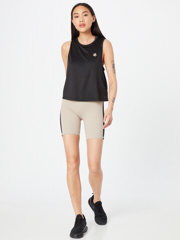 Gilly Hicks Skinny Shorts 'ENERGIZE' in Beige