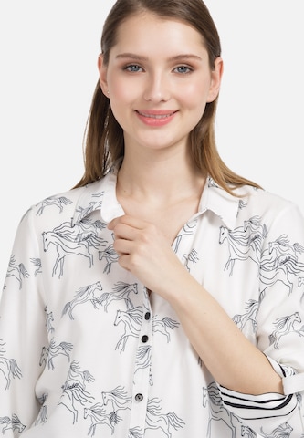 HELMIDGE Blouse in Wit