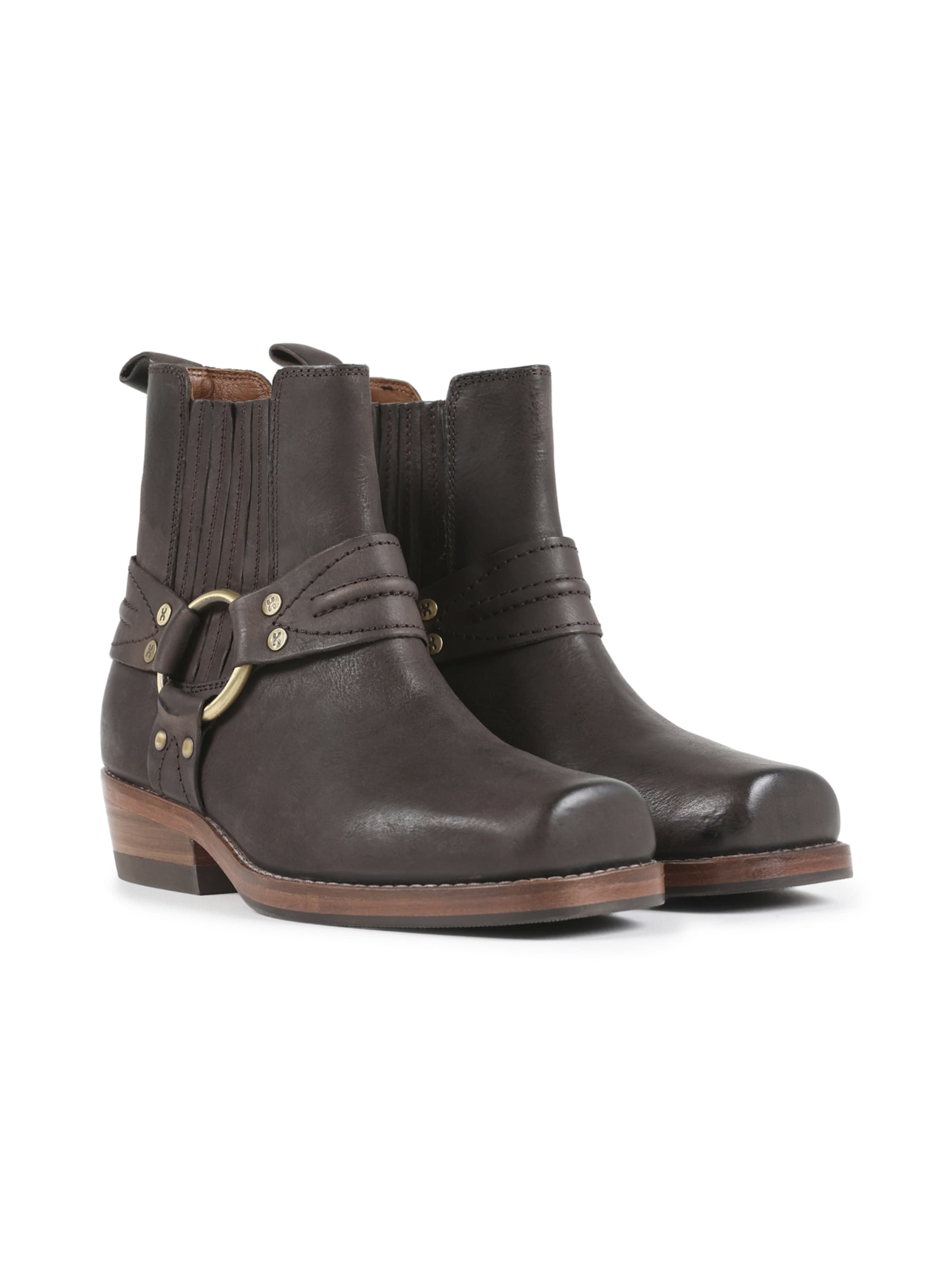 Bottines 'Lo-Ua' BRONX en marron