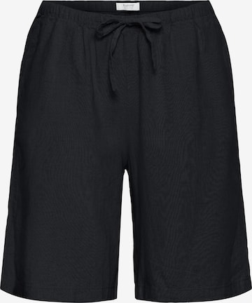 b.young - Loosefit Calças 'BYFalakka' em preto: frente