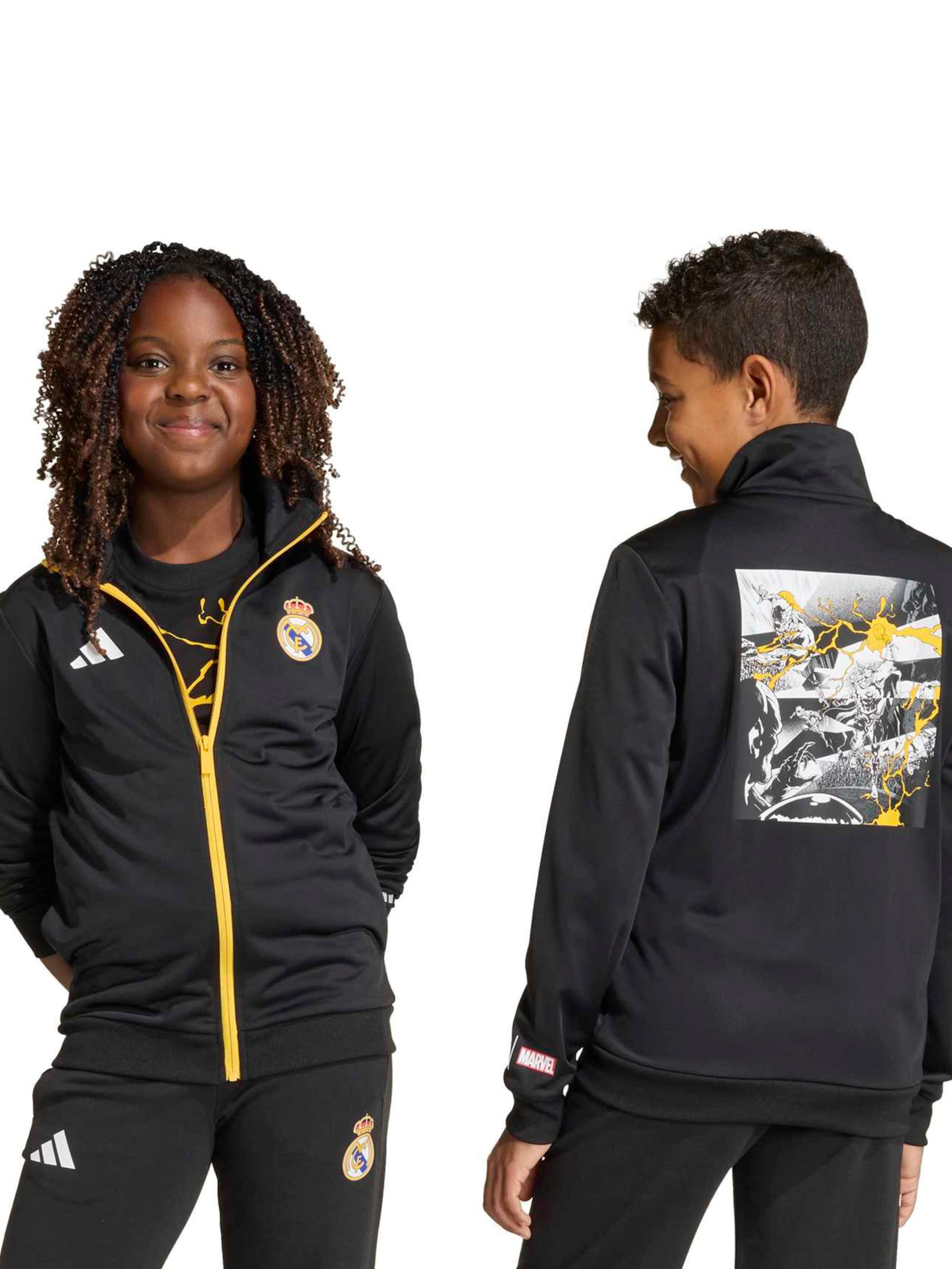 Veste de sport 'Real Marvel Avengers' ADIDAS PERFORMANCE en noir