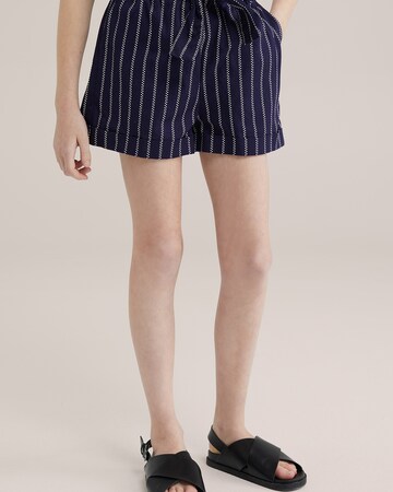 WE Fashion - regular Pantalón en azul