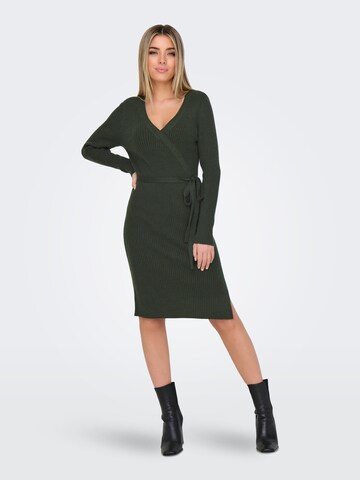 ONLY Kleid 'ONLVENLO' in Grün: Vorderseite