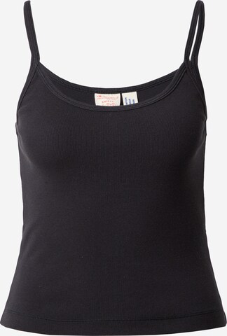 Champion Reverse Weave Top in Black: front