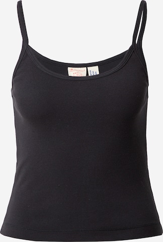 Champion Reverse Weave Top in Schwarz: predná strana