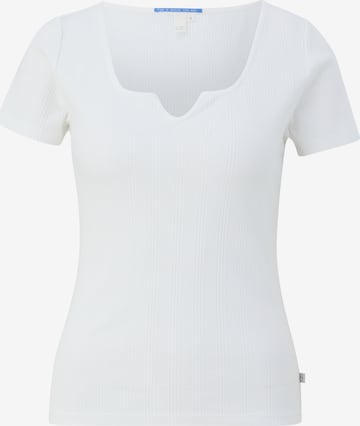 QS Shirt in White: front