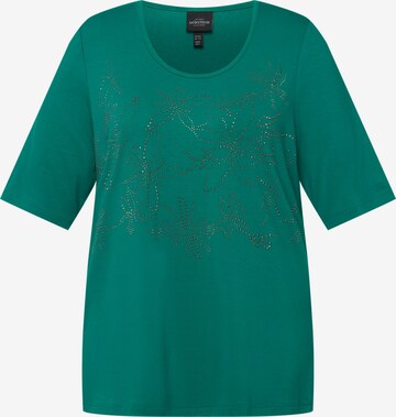 Ulla Popken Shirt in Groen: voorkant