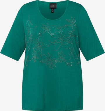 T-shirt Ulla Popken en vert : devant