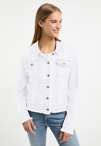 Frieda & Freddies NY Between-Season Jacket in White: front