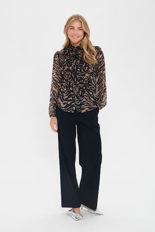 SAINT TROPEZ Bluse 'Lilja' i brun