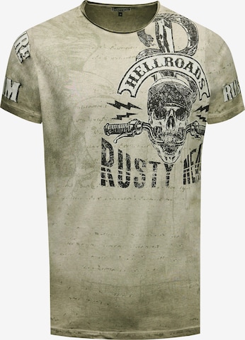 Rusty Neal T-Shirt in Grün: Vorderseite