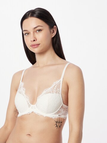 Push-up Soutien-gorge 'Amie' Lindex en blanc : devant