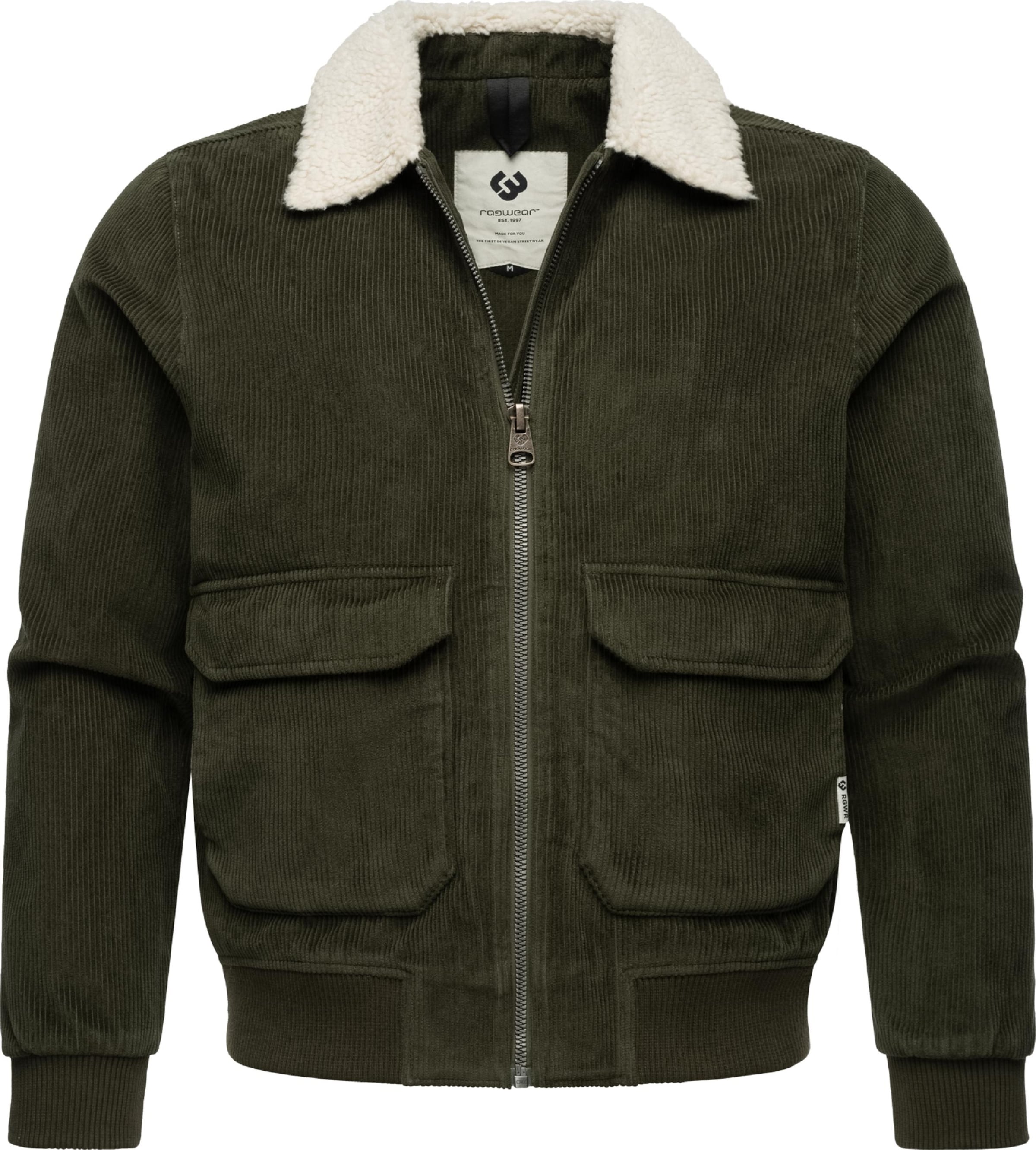 Geacă de primăvară-toamnă 'Aviss' de la Ragwear pe verde: față