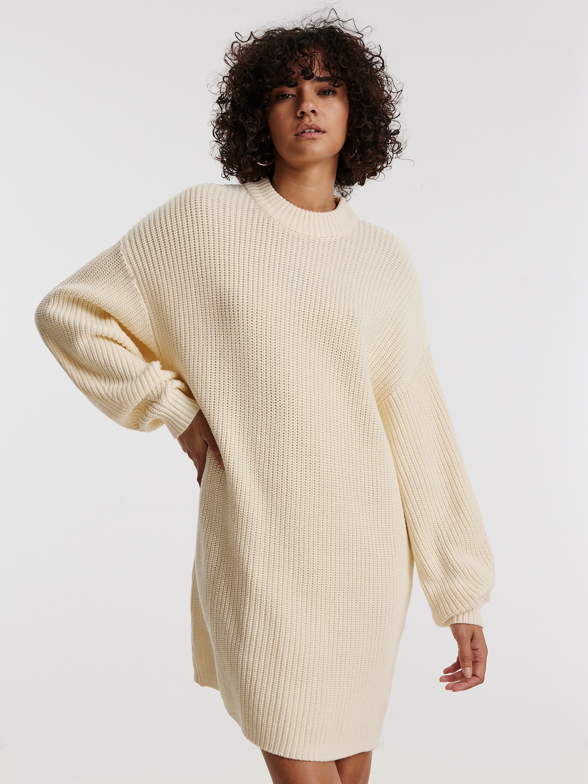 EDITED Producten Jurk 'Xena' Beige