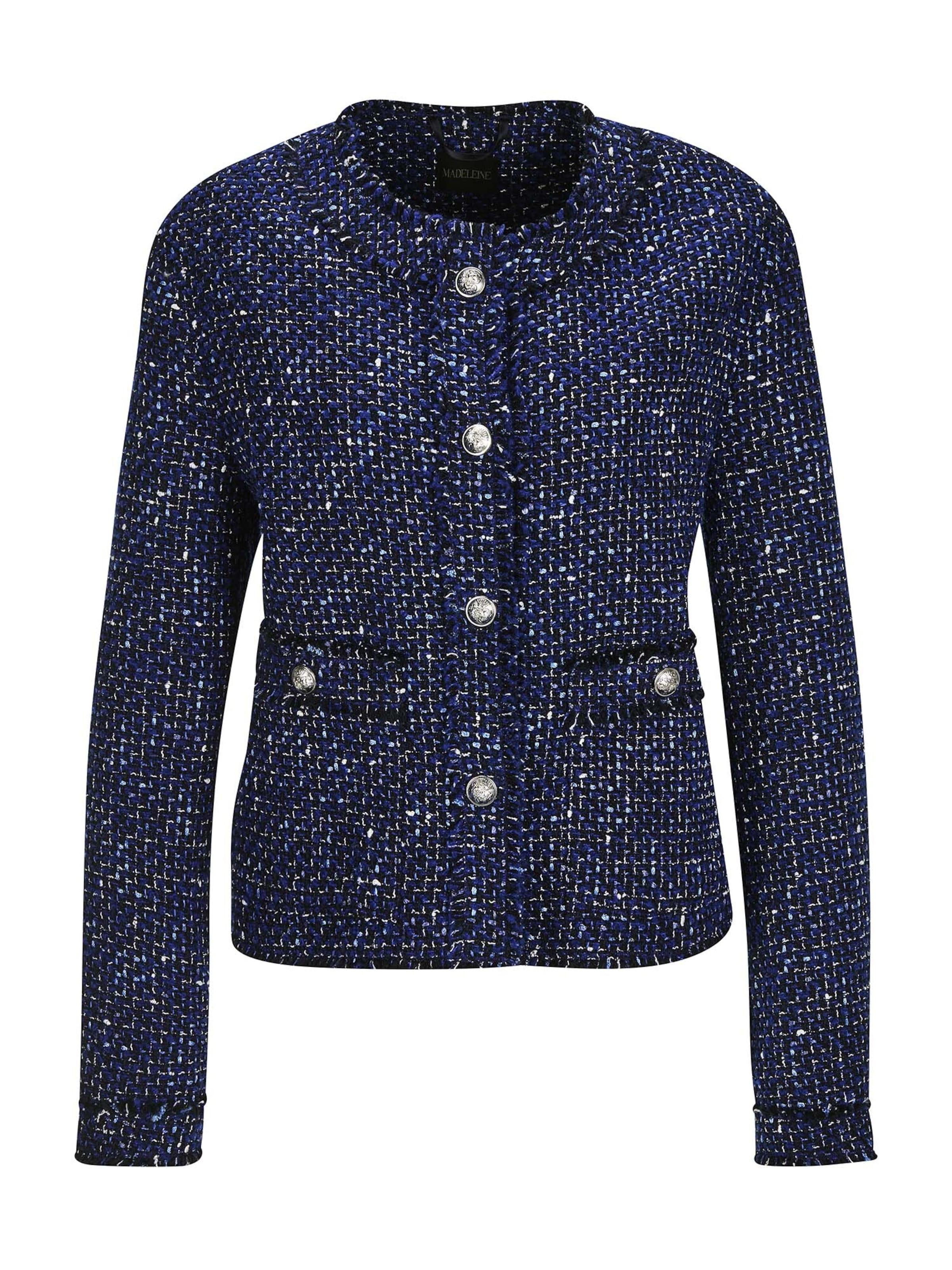 Blazer MADELEINE en bleu : devant