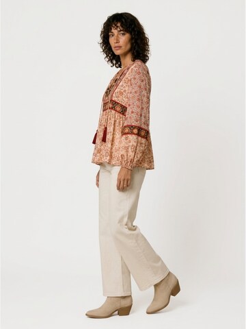 Miss June Blouse 'Blouse Mahaly' in Beige