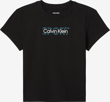 Calvin Klein Functioneel shirt in Zwart: voorkant