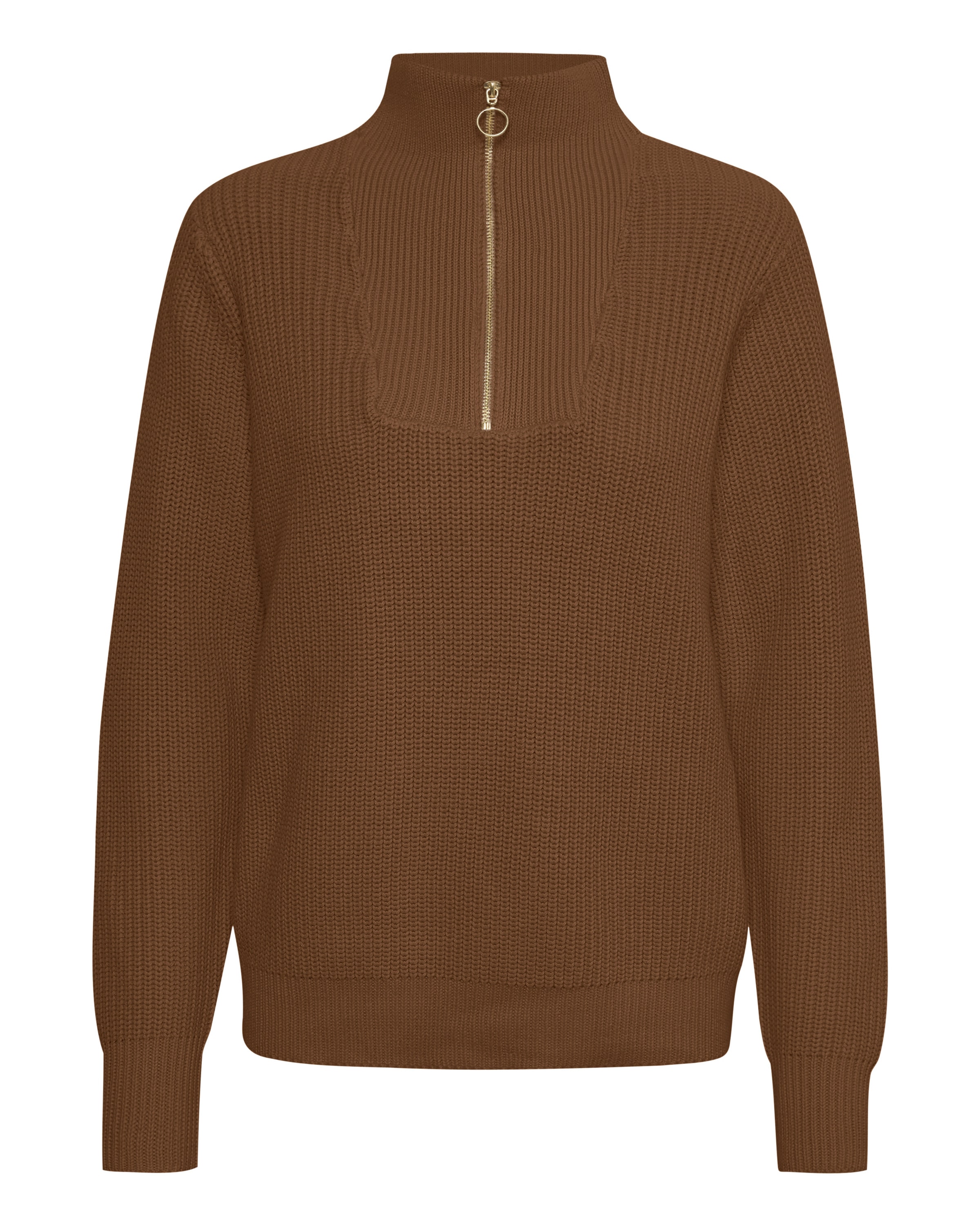 Kaffe Sweater 'Lioa' in Brown: front