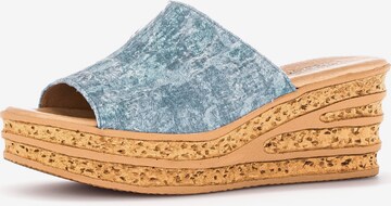 GABOR Mules in Blue: front