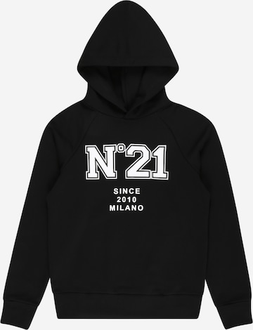 melns N°21 Sportisks džemperis: no priekšpuses