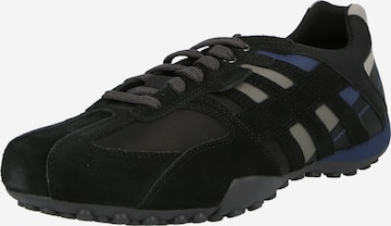 GEOX Platform trainers 'Uomo Snake' in Black: front